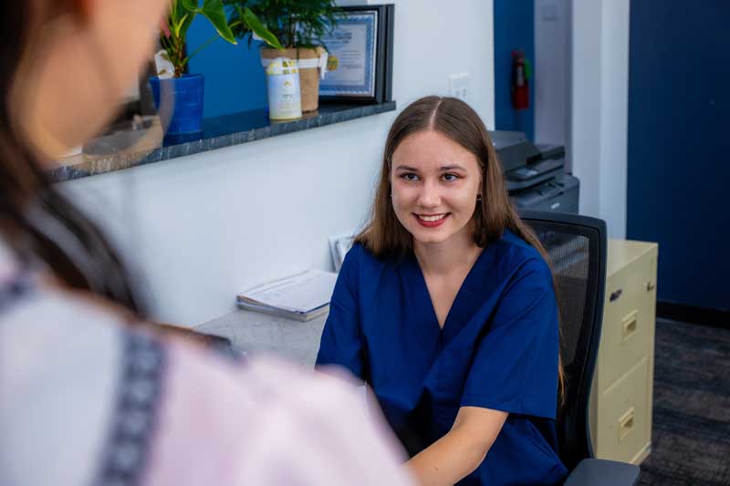 patient's first visit to Diamond Dental Group